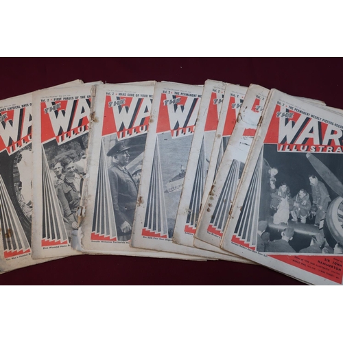 91 - Box containing an extremely large quantity of The War Illustrated Magazines