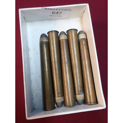 642 - Five Eley .450 rifle rounds (section 1 certificate required)