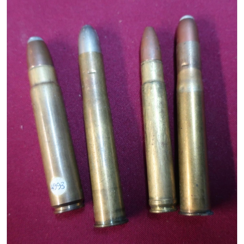 648 - Two Kynock .500-465 rifle rounds, 1 x .55 Jefferies, 1 x .416 Mag rifle rounds (section 1 certificat... 