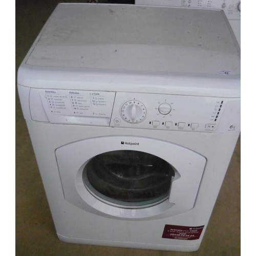 42 - Hotpoint 6KG HP6L105 automatic washer