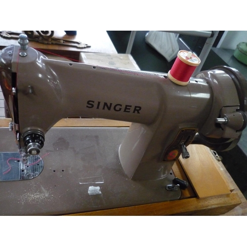58 - Cased Singer sewing machine