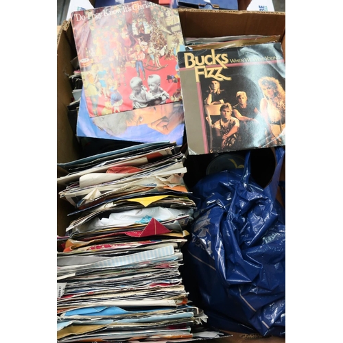 37 - Box containing a quantity of various assorted 45 records
