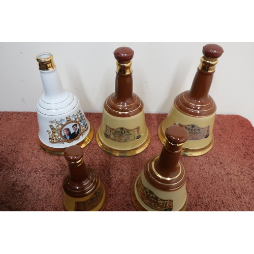 496 - Five Bells Wade Whisky decanters