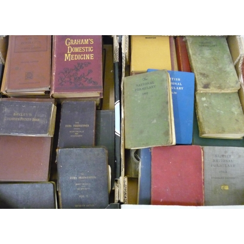 322 - Large collection of 19th C and later Chemist & Apothecary type books including Baileys Chemists Pock... 