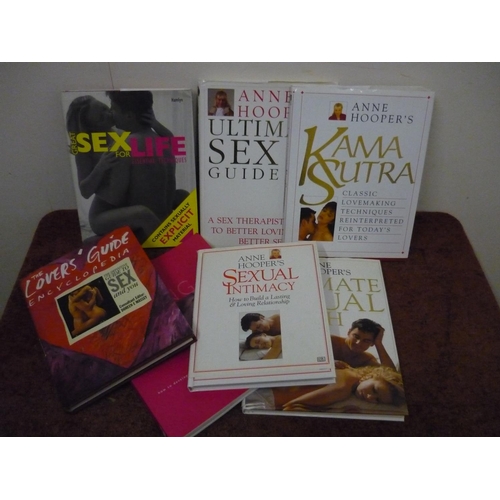 325 - Collection of mostly hardback Sex related books including Sex Guides, Anne Hoopers Ultimate Sex Guid... 