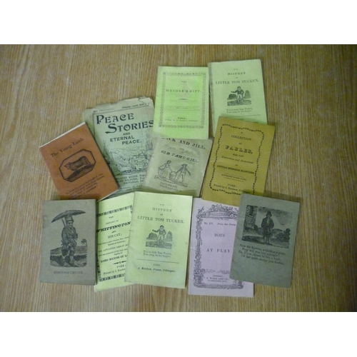 183 - Small collection of 18th/19th C early printed Fables and storybooks, mostly printed by J. Kendrew Yo... 