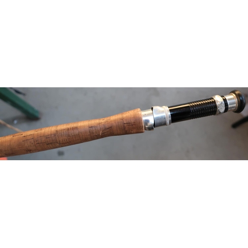 27 - Two piece split cane fly rod by J S Sharp Ltd of Aberdeen (MOB)