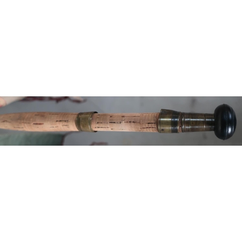 39 - Two piece cane Aspindale fly rod