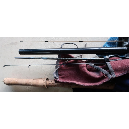 43 - Four beach rods by various makers, including Daiwa and Bruce & Walker etc