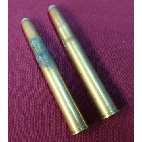 126 - 2 x .375 flanged Holland & Holland rifle rounds (section 1 certificate required)