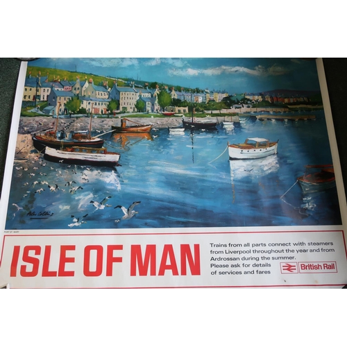 532 - Collection of three large unframed British Railway advertising posters including The English Lakes, ... 