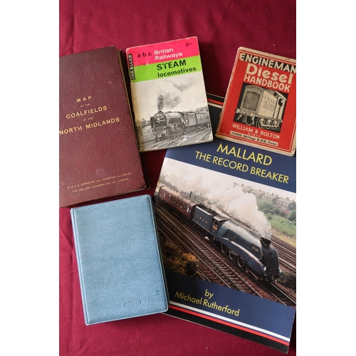 33 - Map of the Coalfields of North Midlands, Engineman's Diesel Handbook Ian Allen ABC British Railway S... 