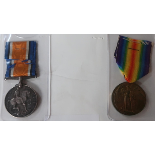 4 - WWI pair awarded to W-4690 GNR.S BAILEY R.A with photocopy of service card