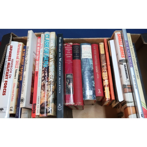 71 - Selection of military related, mostly hardback books on various subjects, including Weapons Of The B... 
