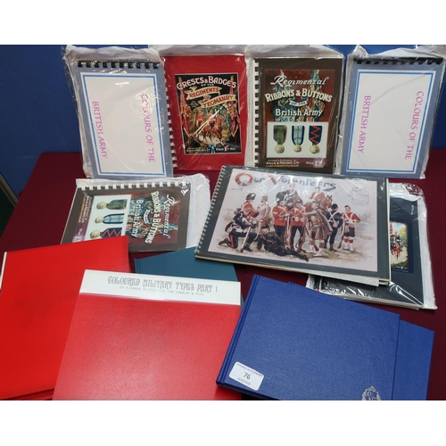 76 - Collection of reference books relating to Johnson's Cornflower Cards, Big Book of Soldiers, Crests a... 
