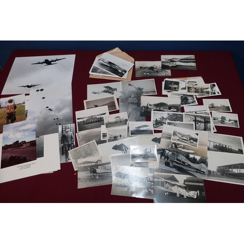 88 - Quantity of mostly original early 20th C RAF related photographs including fighters, bombers etc, in... 