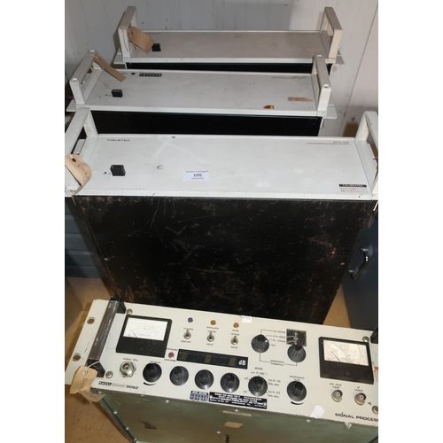105 - Racall Instrument 9062 Signal Processor and three Wavetek Model 172B Programmable Signal Source Unit... 