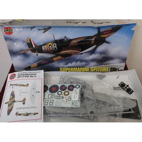 130 - Boxed Airfix Super Marine Spitfire Mark 1A (12001) unmade, on sprue