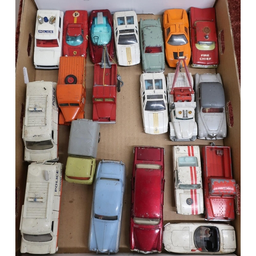 106 - Quantity of various vintage die-cast vehicles including Dinky, Spot On by Tri-ang etc