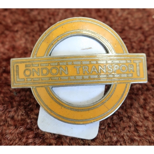 61 - London Transport cap badge by J R Gaunt London