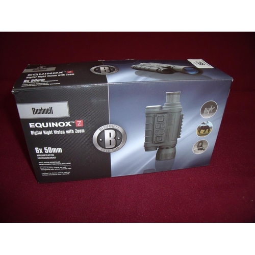 419 - Boxed as new Bushnell Equinox Night Vision with Zoom 6x50mm sight