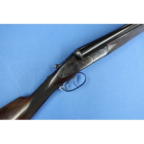 836 - Cogswell & Harrison 12 bore side by side ejector shotgun with 29 1/2 inch barrels, engraved details ... 