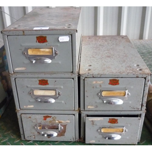 9 - Five small filing drawers (Peteran series)