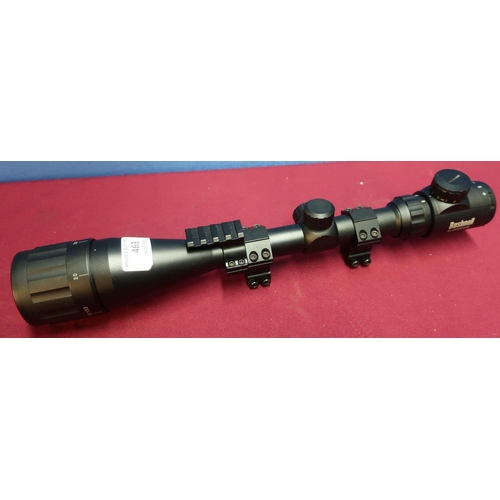 463 - Bushnell 6-24x50 AOE rifle scope with mounts