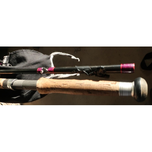 368 - Daiwa Whisker Fly 15ft and a Silstar Traverse-X salmon/fly