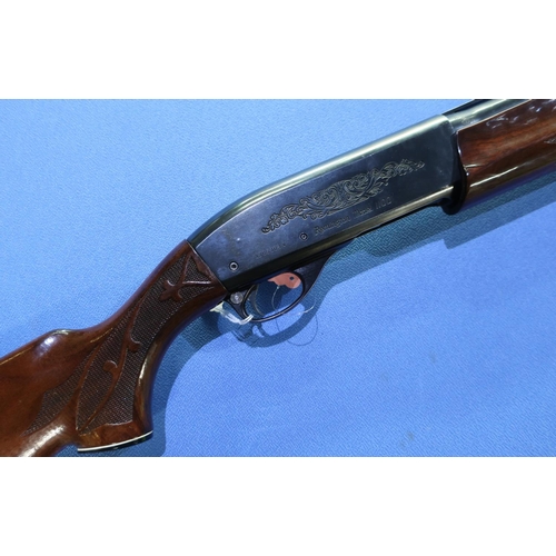 795 - Left handed Remington Model 1100 2 bore semi auto shotgun with 25 1/2 inch barrel and 14 inch pistol... 