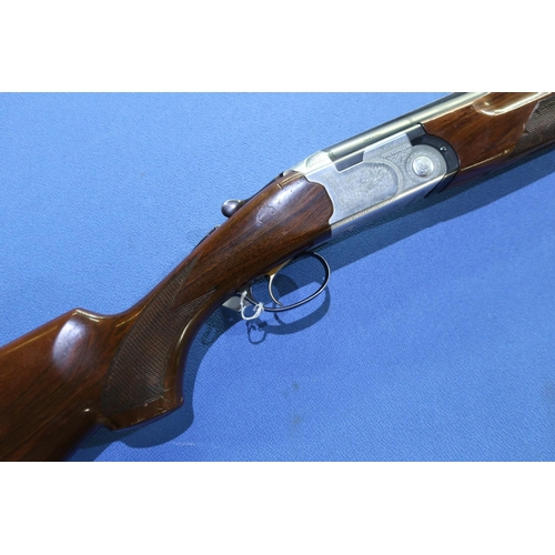 829 - Beretta Model S686 Special 12 bore over & under ejector shotgun with 29 1/2 inch barrels, choke Full... 