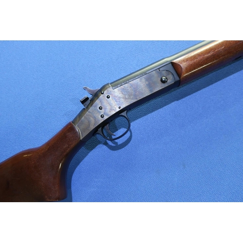 837 - Topper Model 58 12 bore single barrel shotgun with 27 1/2 inch barrel by Harrington & Richardson, se... 