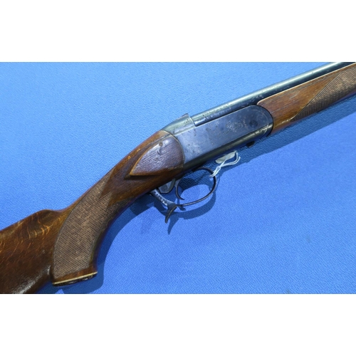 842 - Baikal 12 bore single barrel shotgun, serial no. T12528 (shotgun certificate required)