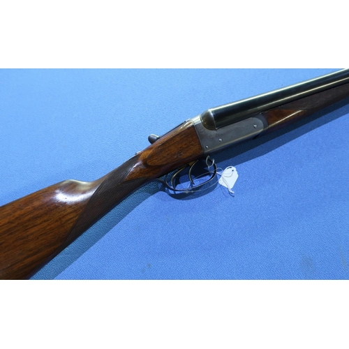 849 - Westley Richards 12 bore box-lock ejector crossover shotgun with 28 inch barrels, choke CYC & 1/2, w... 