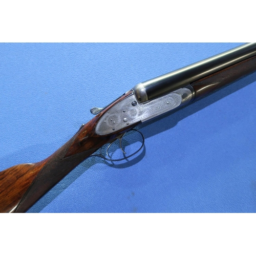 860 - Cased James Purdey & Son 12 bore side by side side-lock ejector shotgun marked No 2, with new Purdey... 