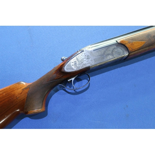 868 - Armitalia 12 bore over and under ejector shotgun with 27 1/2 inch barrels, side plated action, choke... 