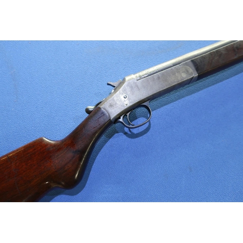 870 - Harrington and Richardson model 1908 12 bore single barrel shotgun with 30 inch barrel, serial no. A... 