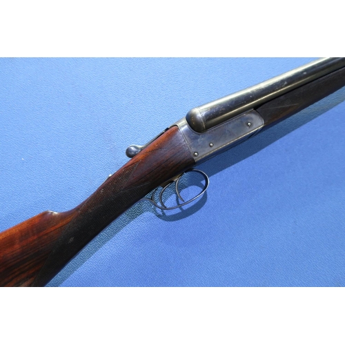 872 - J. Graham and Co of Inverness 12 bore side by side shotgun with 28 inch barrels and 14 1/2 inch stra... 