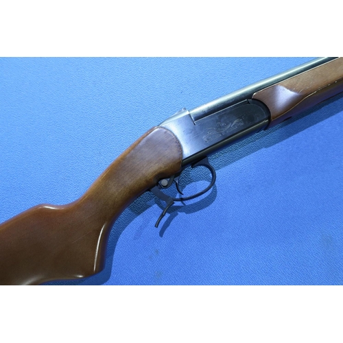 873 - Baikal 12 bore single barrel shotgun with 27 inch barrel, serial no. 06003777 (shotgun certificate r... 