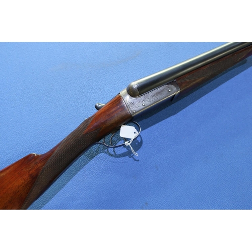 877 - W.G.Richardson of Barnard Castle 12 bore side by side shotgun, 28 inch barrels and 14 1/4 inch strai... 