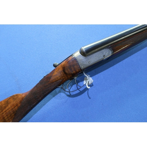 880 - Charles Boswell of London 12 bore side by side ejector shotgun with 28 inch barrels, choke IC 3/4, w... 