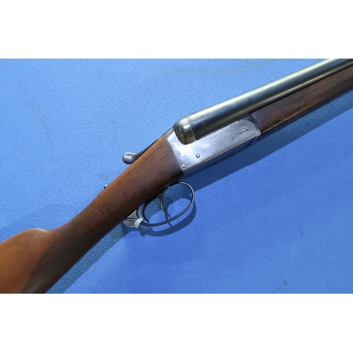 884 - Master 12 bore side by side shotgun with 27 3/4 inch barrels, serial no. 98719 (shotgun certificate ... 