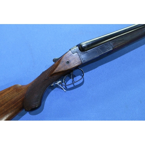 905 - Bayard 16 bore side by side shotgun 29 inch barrels and 14 1/3 inch pistol grip stock, serial no. 42... 