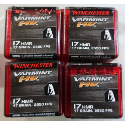 950 - 168 Winchester .17HMR rifle rounds (section 1 certificate required)