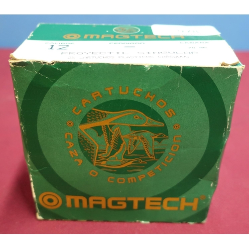 978 - Box of 25 Magtech 12 bore HH Impact singular slugs 70MM (section 1 certificate required)