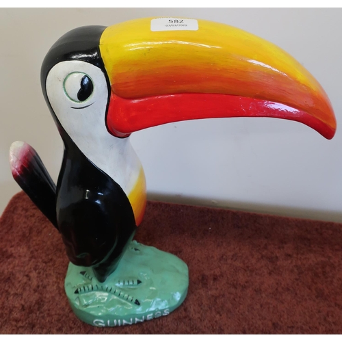 582 - Large composite figure of a toucan Guinness advertising figure (height 40cm)