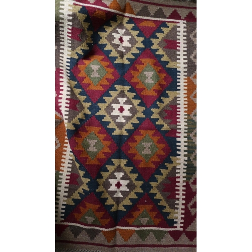 609 - Maimana Kelim rug (115cm x 83cm)