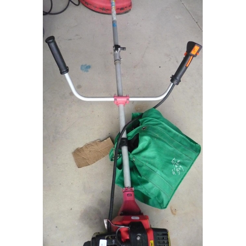 108 - Petrol brush cutter with cow horn handle bars