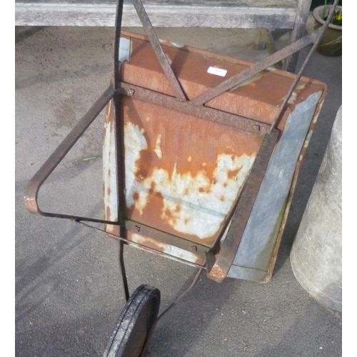 160 - Galvanised wheelbarrow