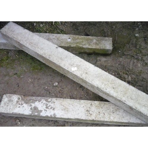 192 - Four concrete lintels